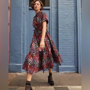 Kemi Telford Megan Drawstring Shirt Dress size medium NWT